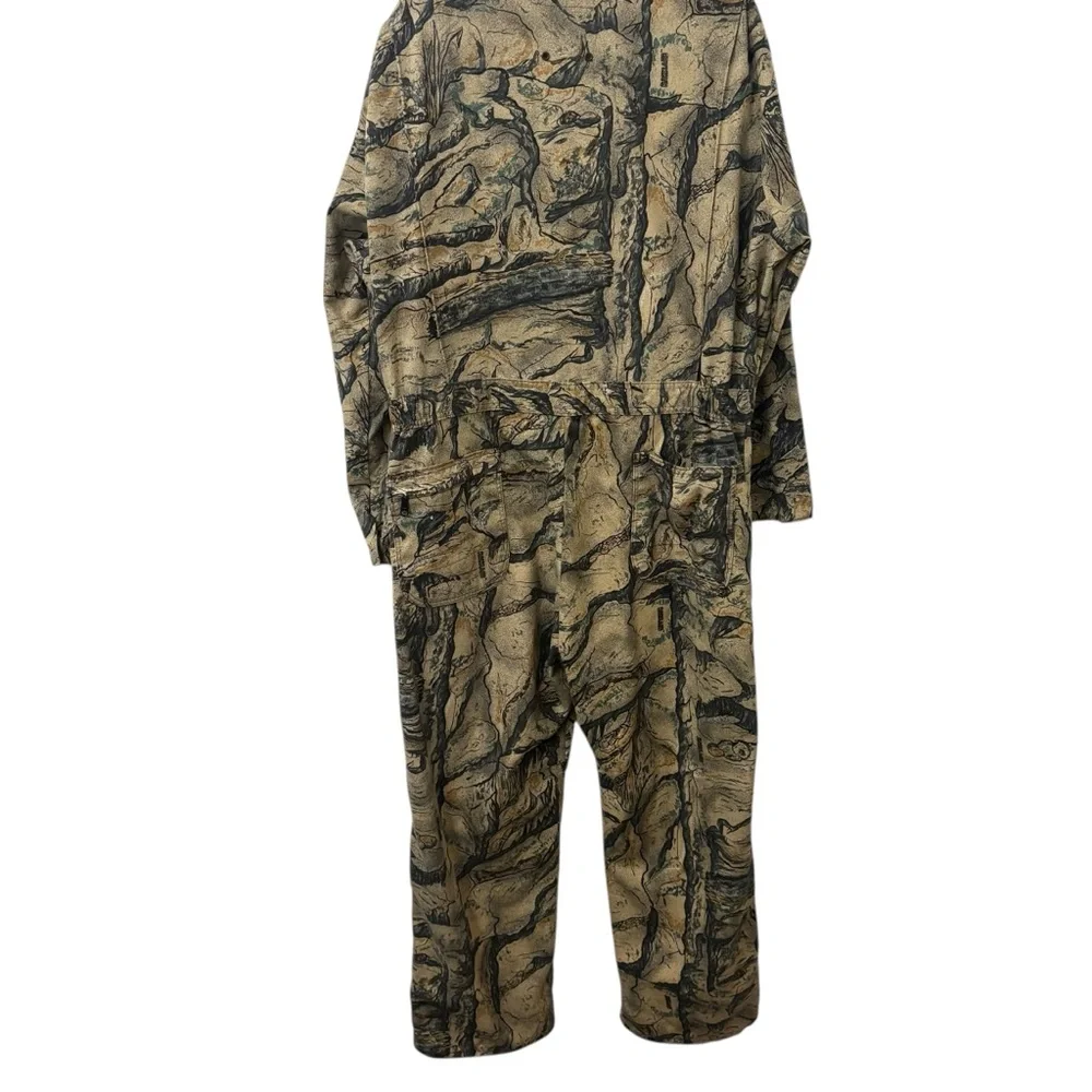Vintage Gander Mountain Kelly Cooper camo jumpsuit overall size L R